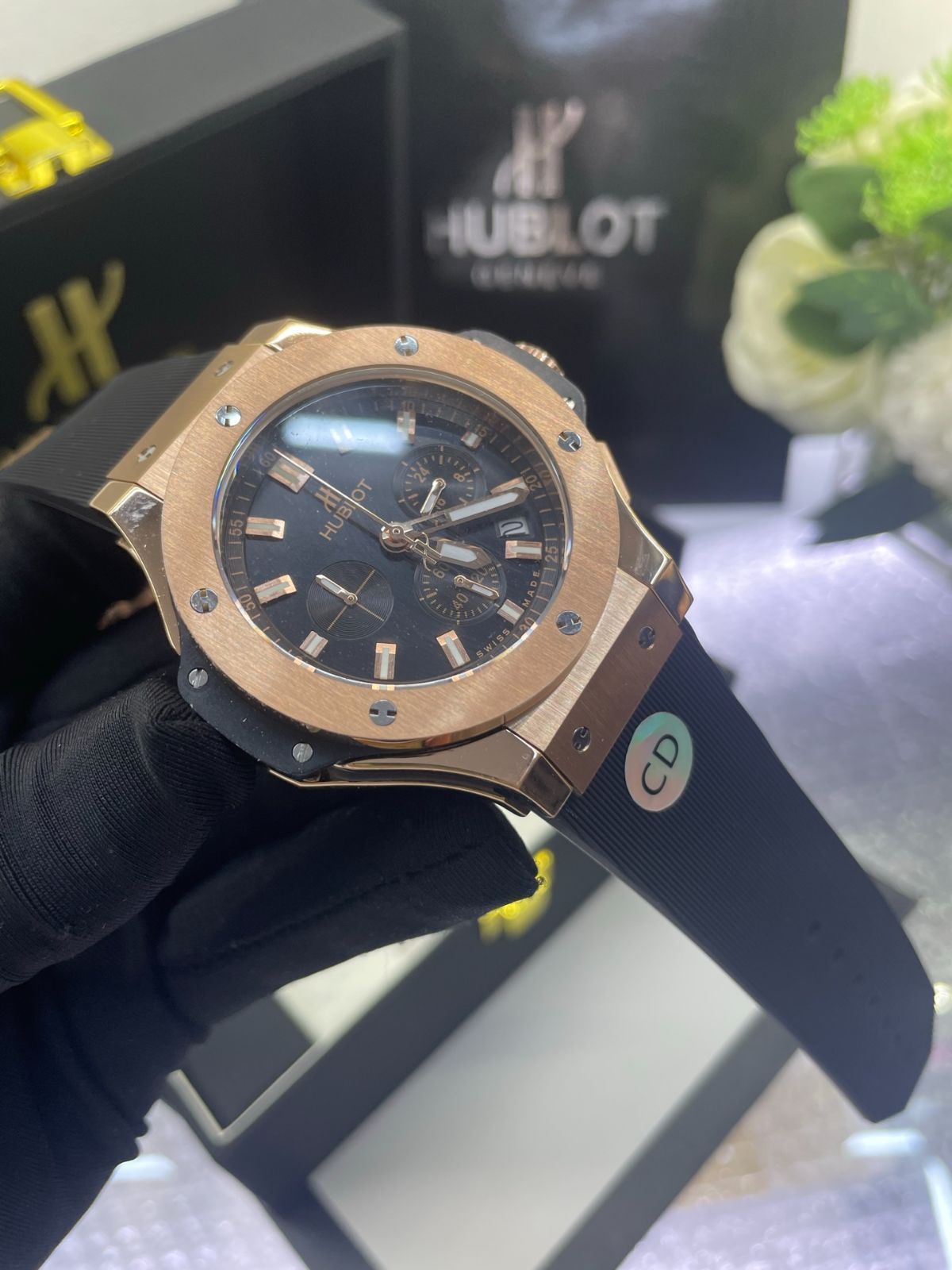 HUBLOT ユーボ メンズ腕時計｜クオーツ×クロノグラフ｜本日限定特価新品未使用-WTO輸入5｜詳細画像