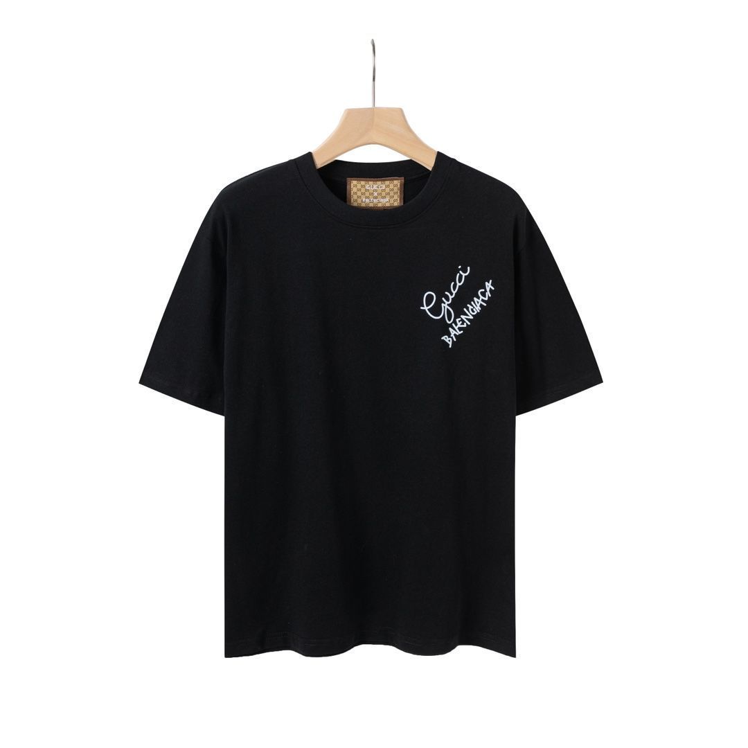 【本日限定特価】GUCCI × BALENCIAGA コラボ グラフィティプリントTシャツ [本日特価|新品未使用品]-WT0輸入