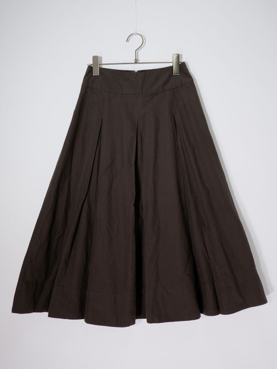 MARGARET HOWELLマーガレットハウエル SILK COTTON POPLIN SKIRT