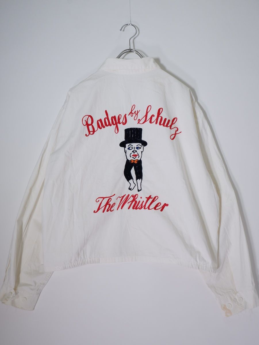 VINTAGE.ヴィンテージ品 60’s 60年代 DAN RIVER The Whistler チェーン刺繍 スイングトップジャケット【XL】【MJKA82693】