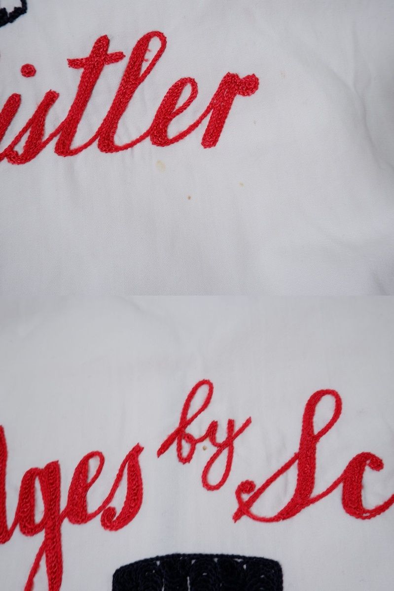 VINTAGE.ヴィンテージ品 60’s 60年代 DAN RIVER The Whistler チェーン刺繍 スイングトップジャケット【XL】【MJKA82693】