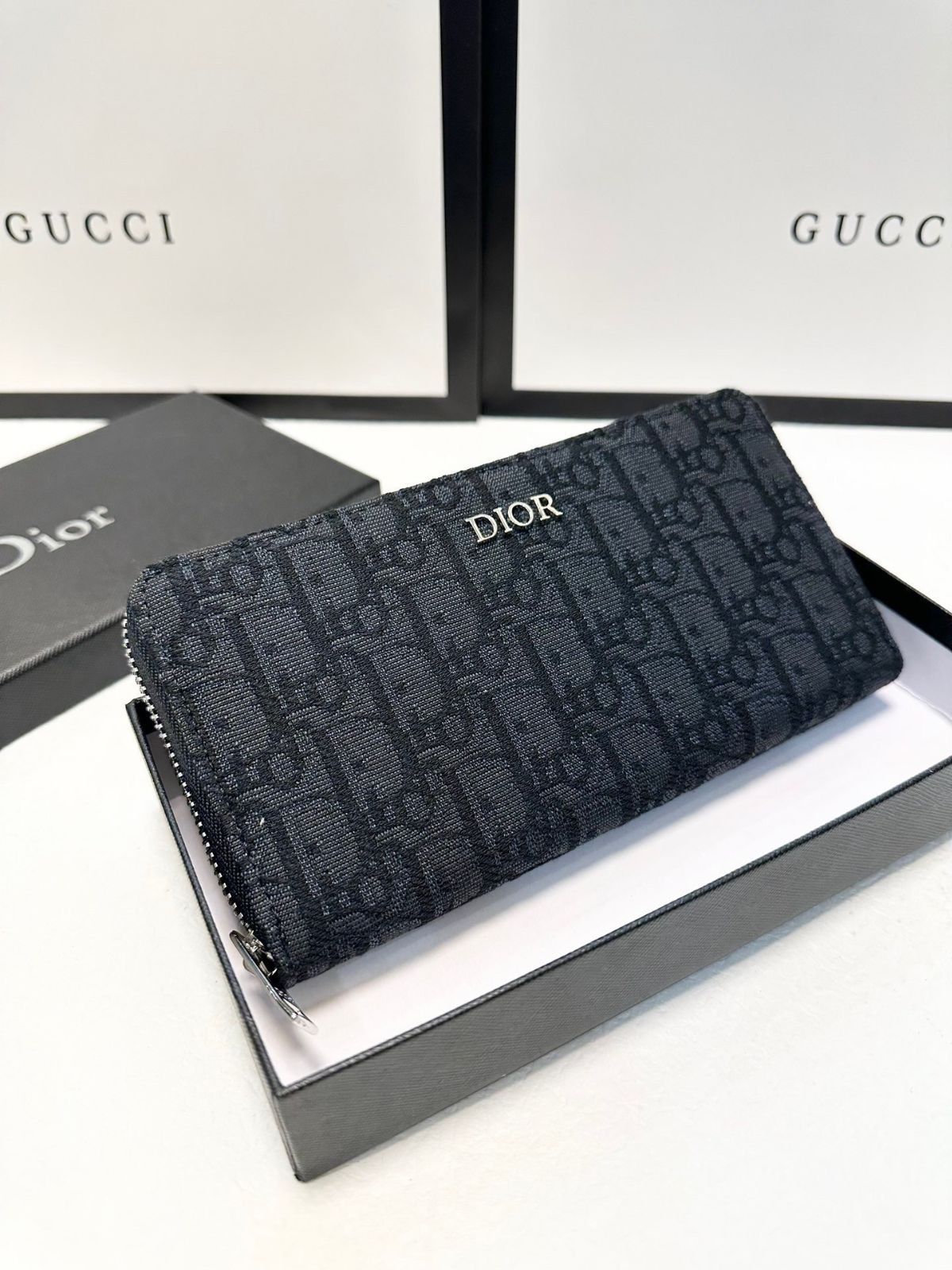 Dior財布/革財布、両用パスケース財布、男女兼用[本日特価|新品未使用品]