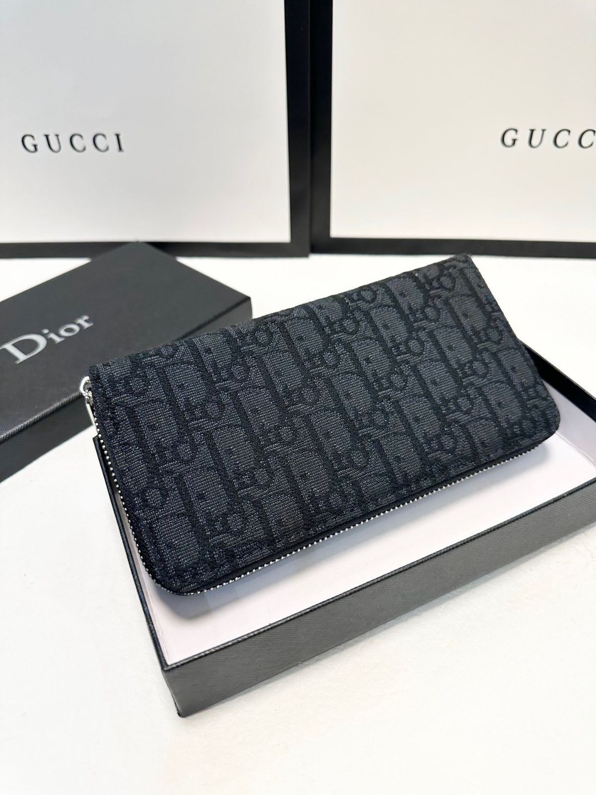 Dior財布/革財布、両用パスケース財布、男女兼用[本日特価|新品未使用品]