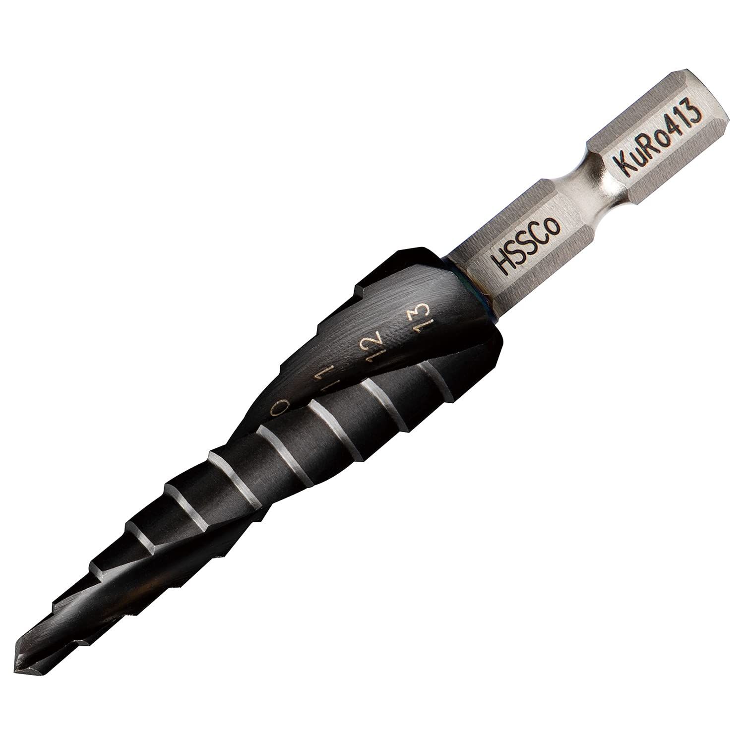 ウイニングボアー KUROステップドリル 窒化チタンアルミコーティング 4-13mm KURO-413t