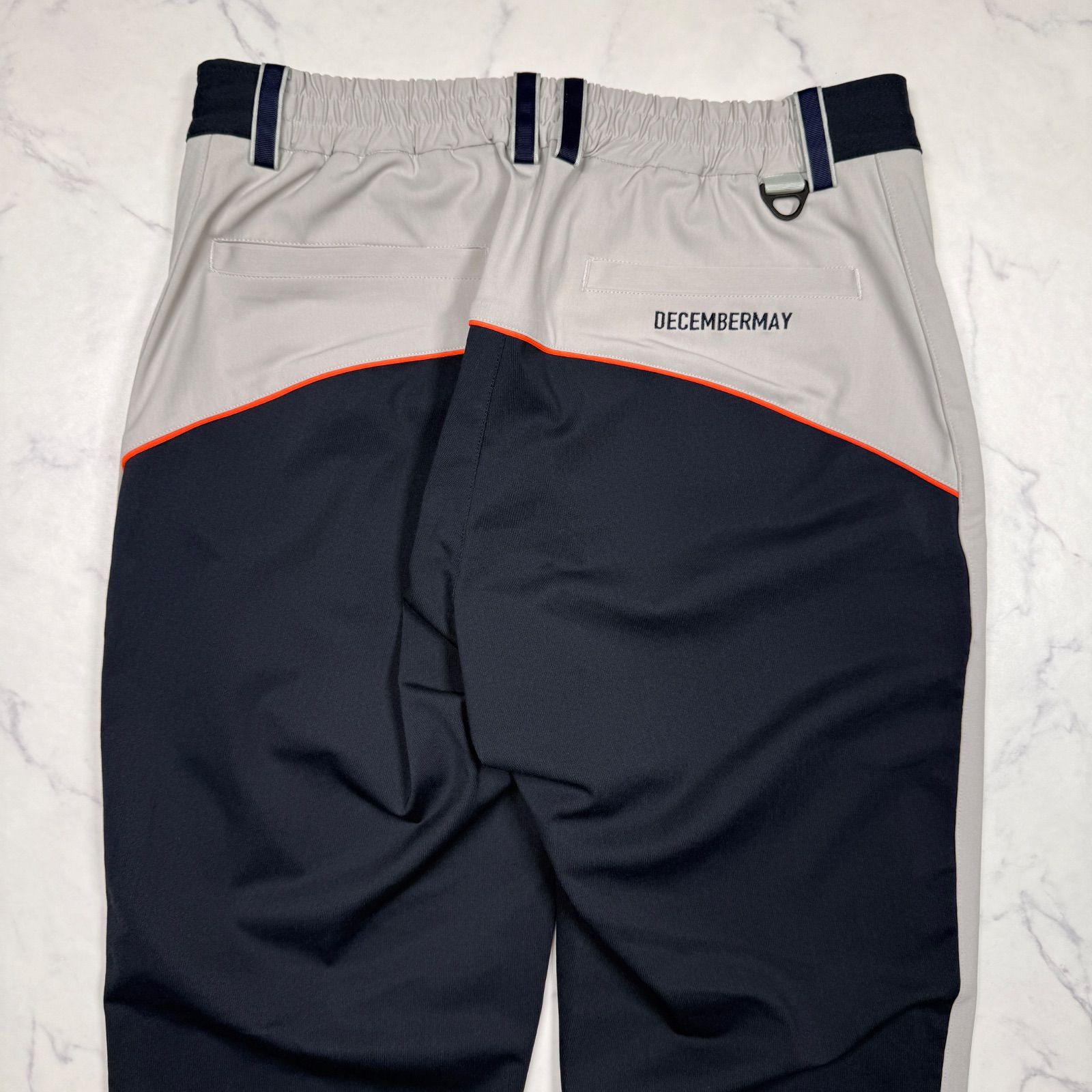 美品 DECEMBERMAY ディセンバーメイ パンツ M グレー ブラック ゴルフ