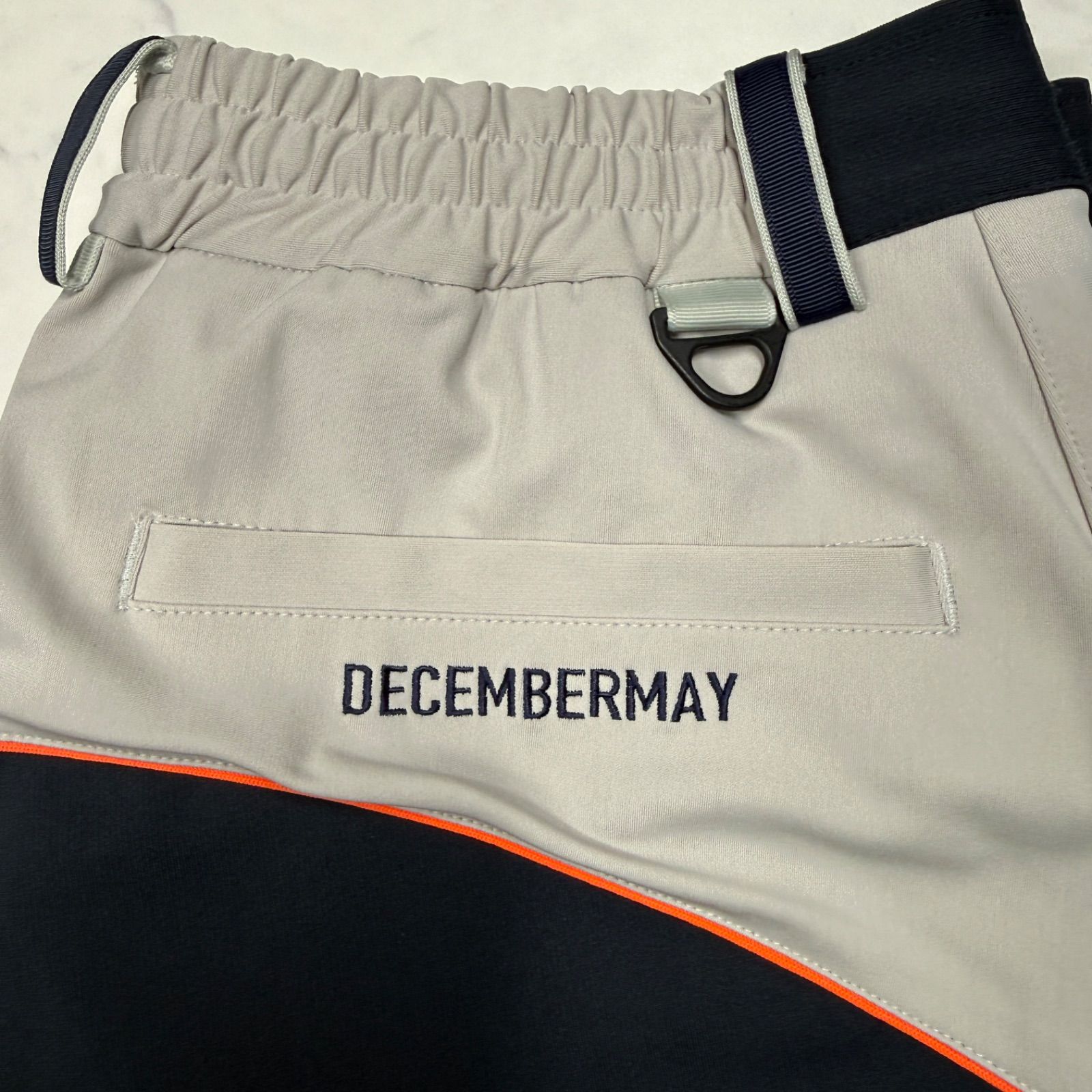 美品 DECEMBERMAY ディセンバーメイ パンツ M グレー ブラック ゴルフ