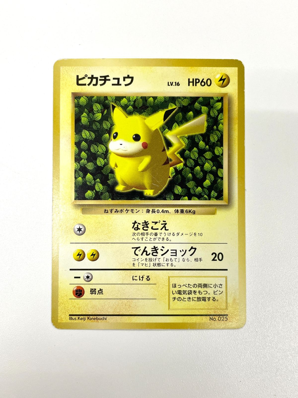 ポケモンカード 1996 ピカチュウ プロモ すぐわかるポケモンカードの遊びかた 旧裏 光沢なし No. 025