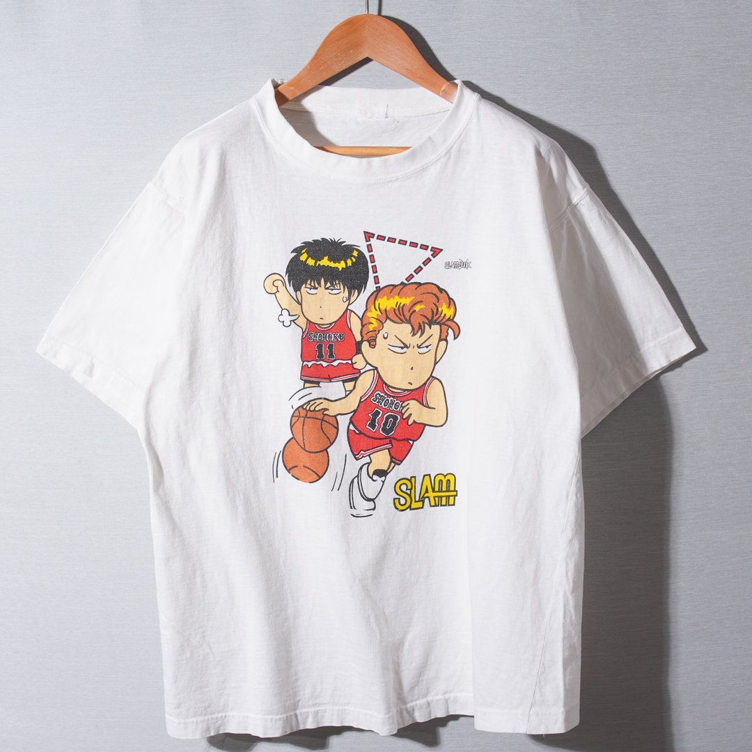 希少 90s スラムダンク SLAMDUNK Tシャツ L 相当 ホワイト