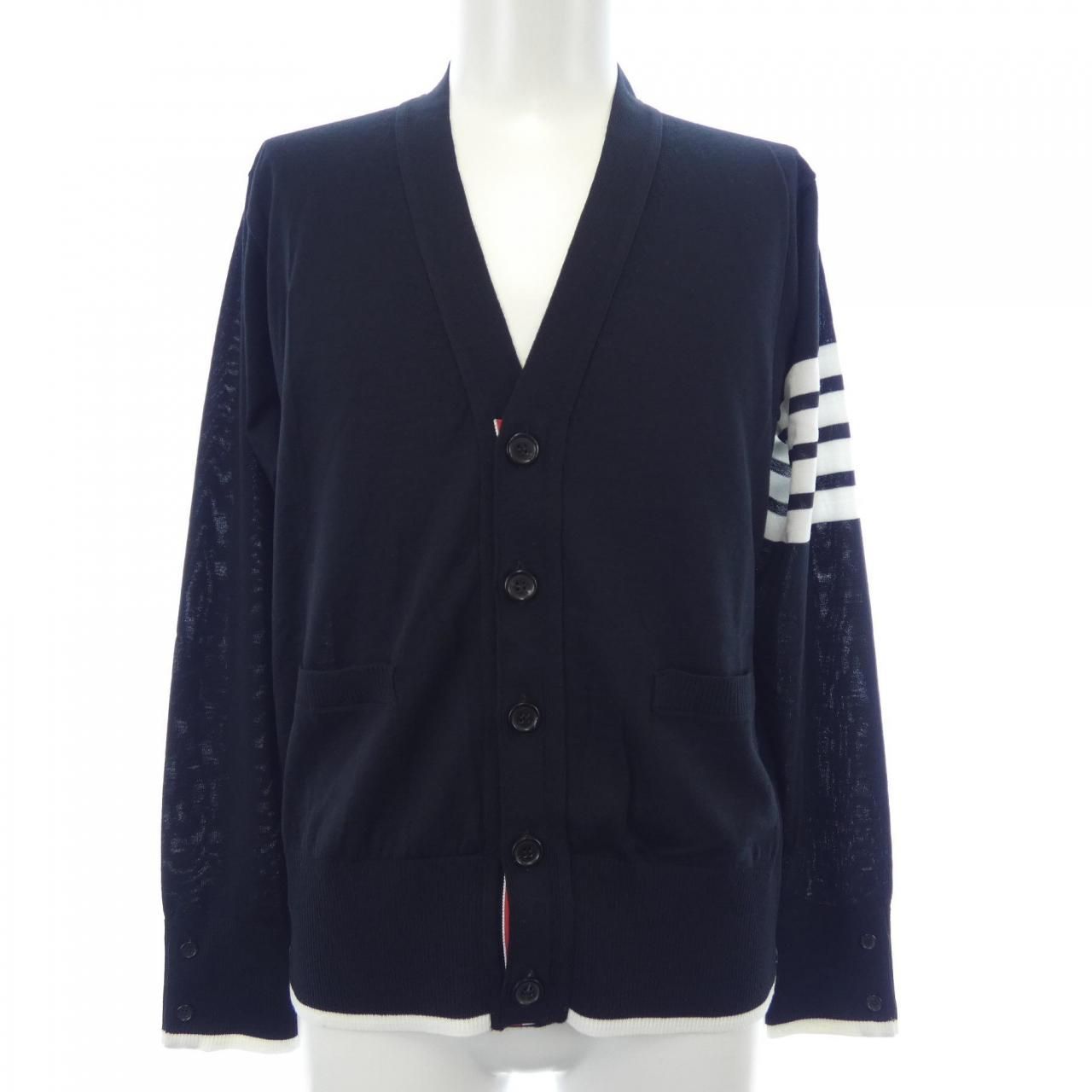 トムブラウン THOM BROWNE ファイレメリノウール 4-BAR リラックスフィットカーディガン MKC002D カーディガン