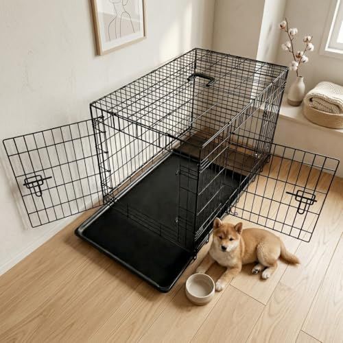 ☆新品☆N&S ペットケージ S 60×42.5×48cm 折りたたみ式 トレー付き