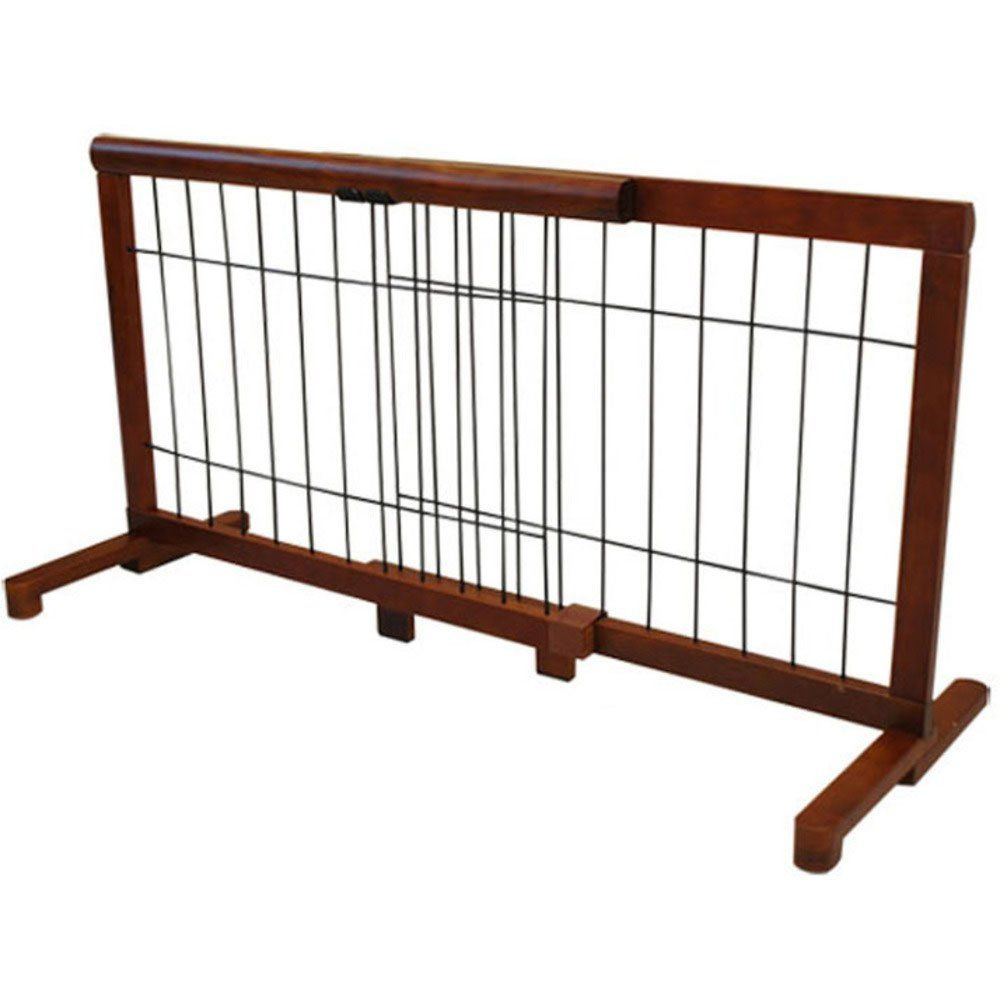 ★新品★アイリスプラザ イヌ用 ペットゲート ブラウン×ブラック 高さ50cm 設置幅67-116cm