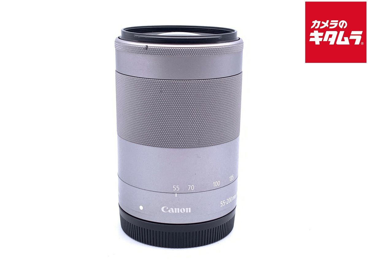 【中古】 【並品】 キヤノン EF-M55-200mm F4.5-6.3 IS STM シルバー