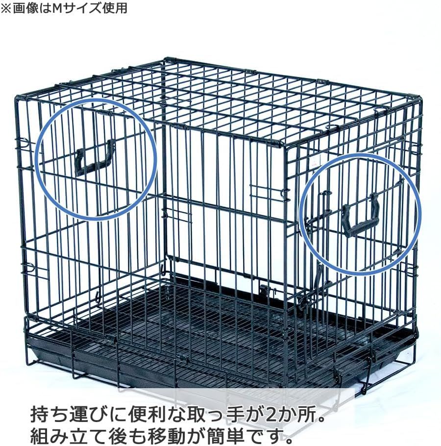 プチリュバン ペットケージ 犬 猫 LLサイズ すのこ付き トレー付き 幅