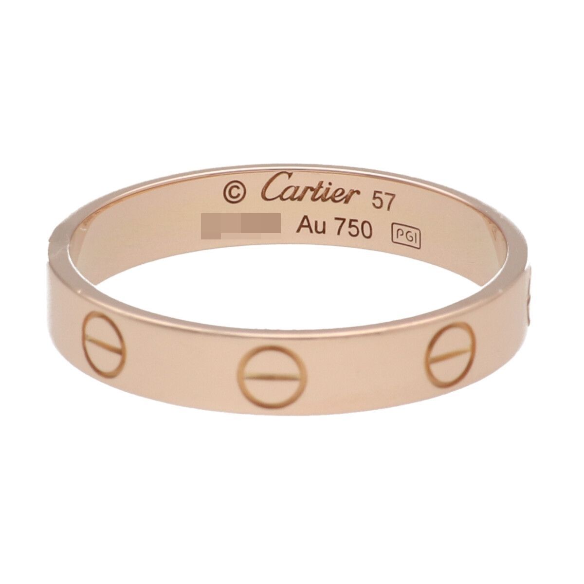 中古】 Cartier カルティエ リング 指輪・リング LOVE B4085200 K18PG