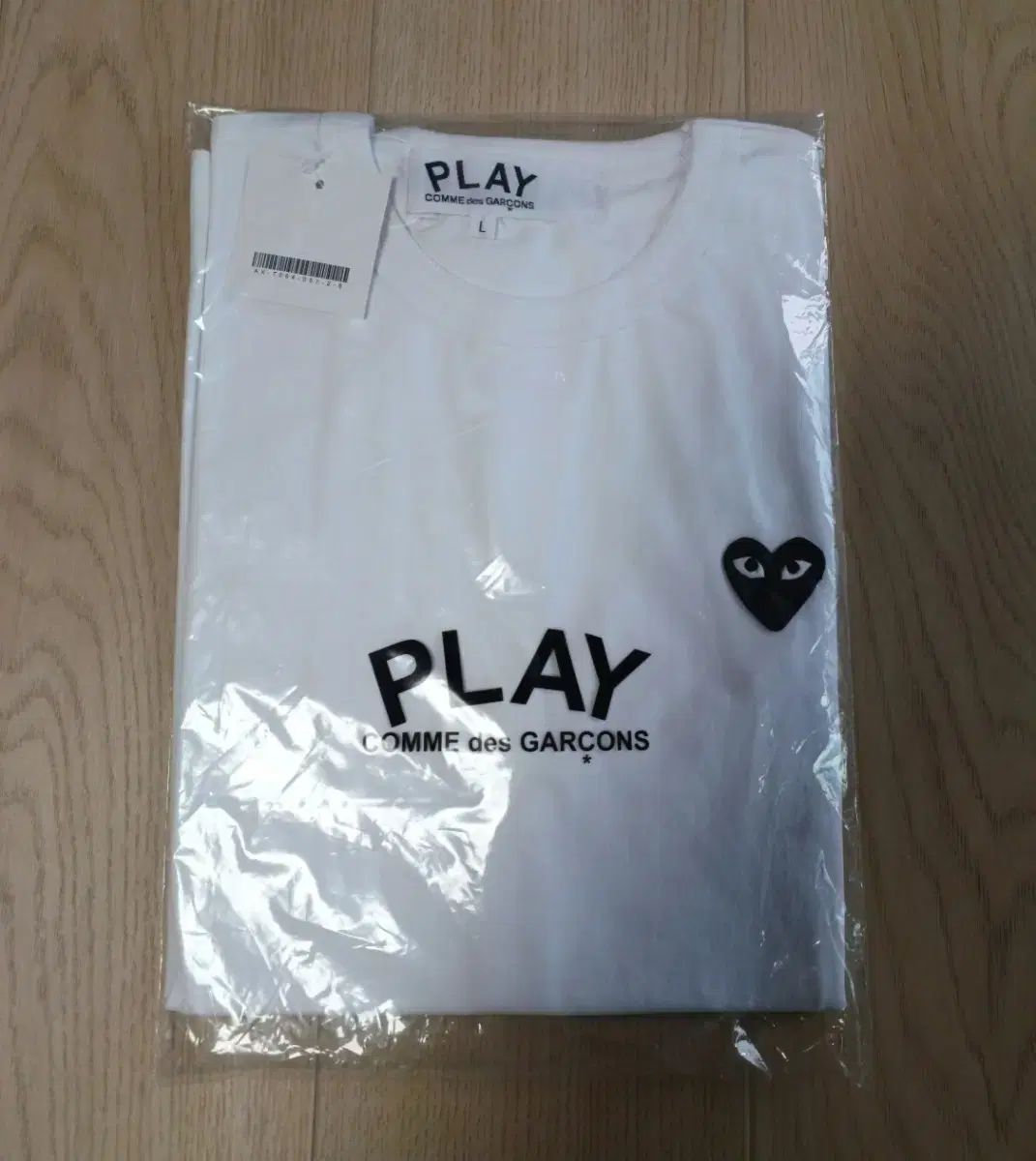 COMME des GARCONS コム・デ・ギャルソン PLAY(プレイ) ハート ロゴ 半袖 Tシャツ L (新品) 6,992円