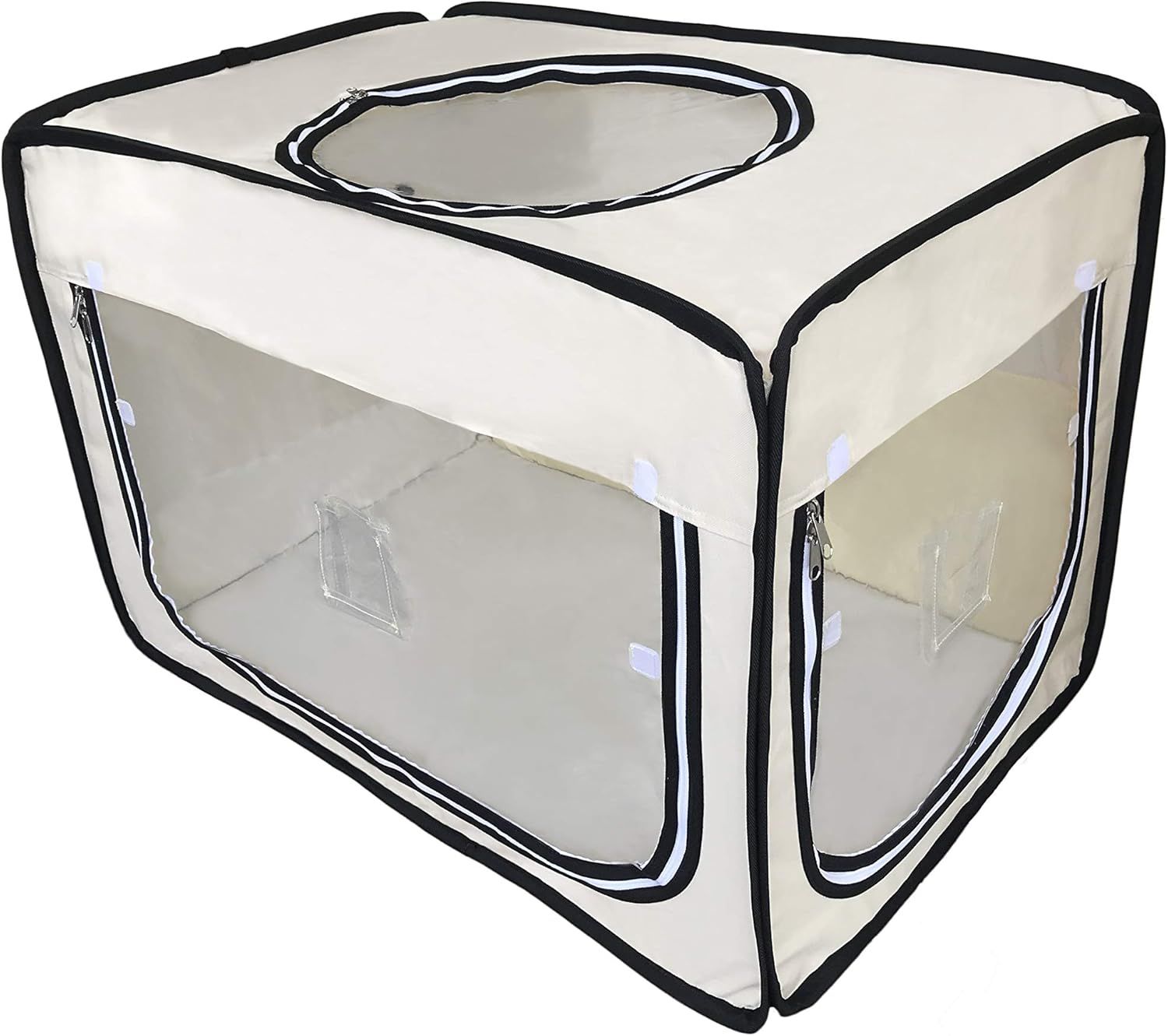 ペット用 酸素室用ケージ ペットオキシホテル スクエアMサイズ(外寸：W60×D90×H60cm)