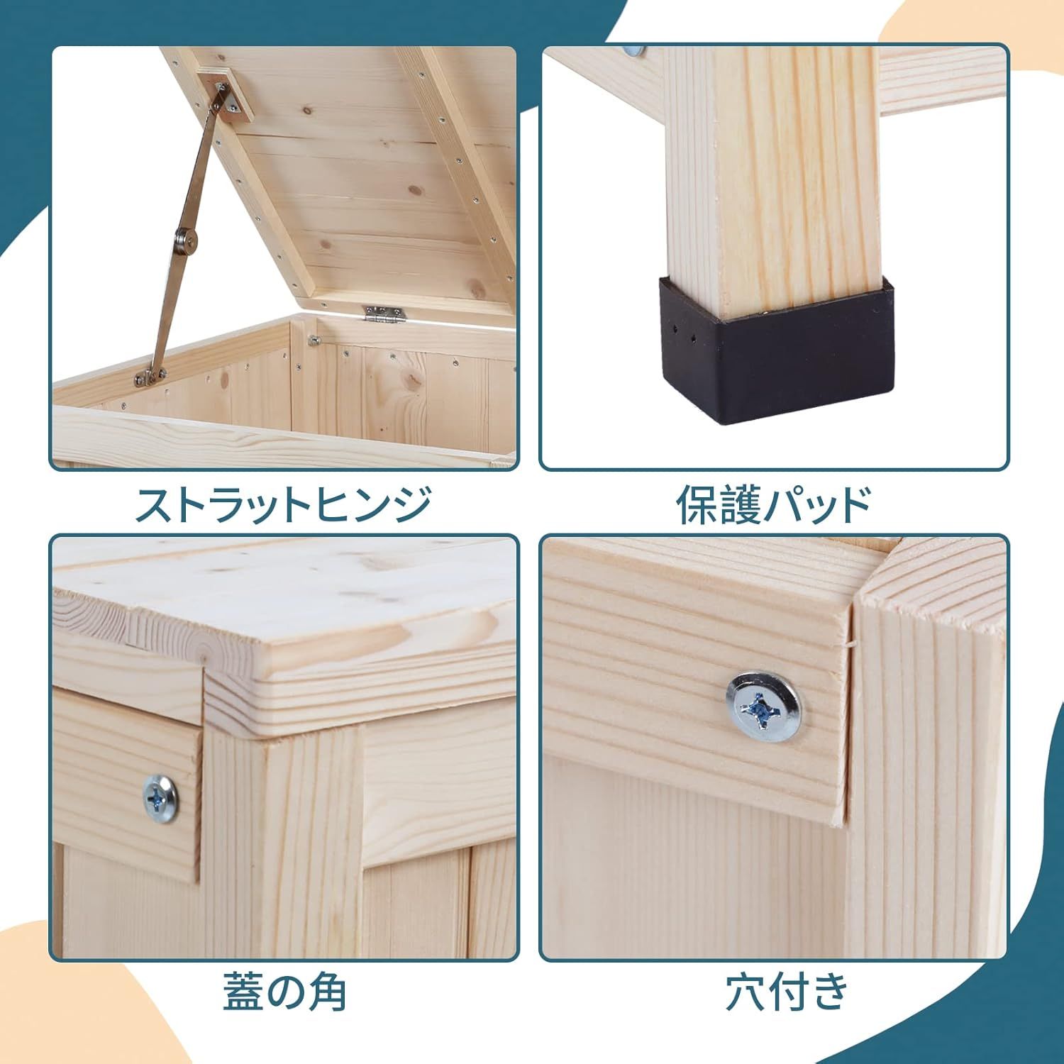 petsfit 犬小屋 猫小屋 ペットハウス 天然木 杉 犬舎 猫舎 木製ゲージ