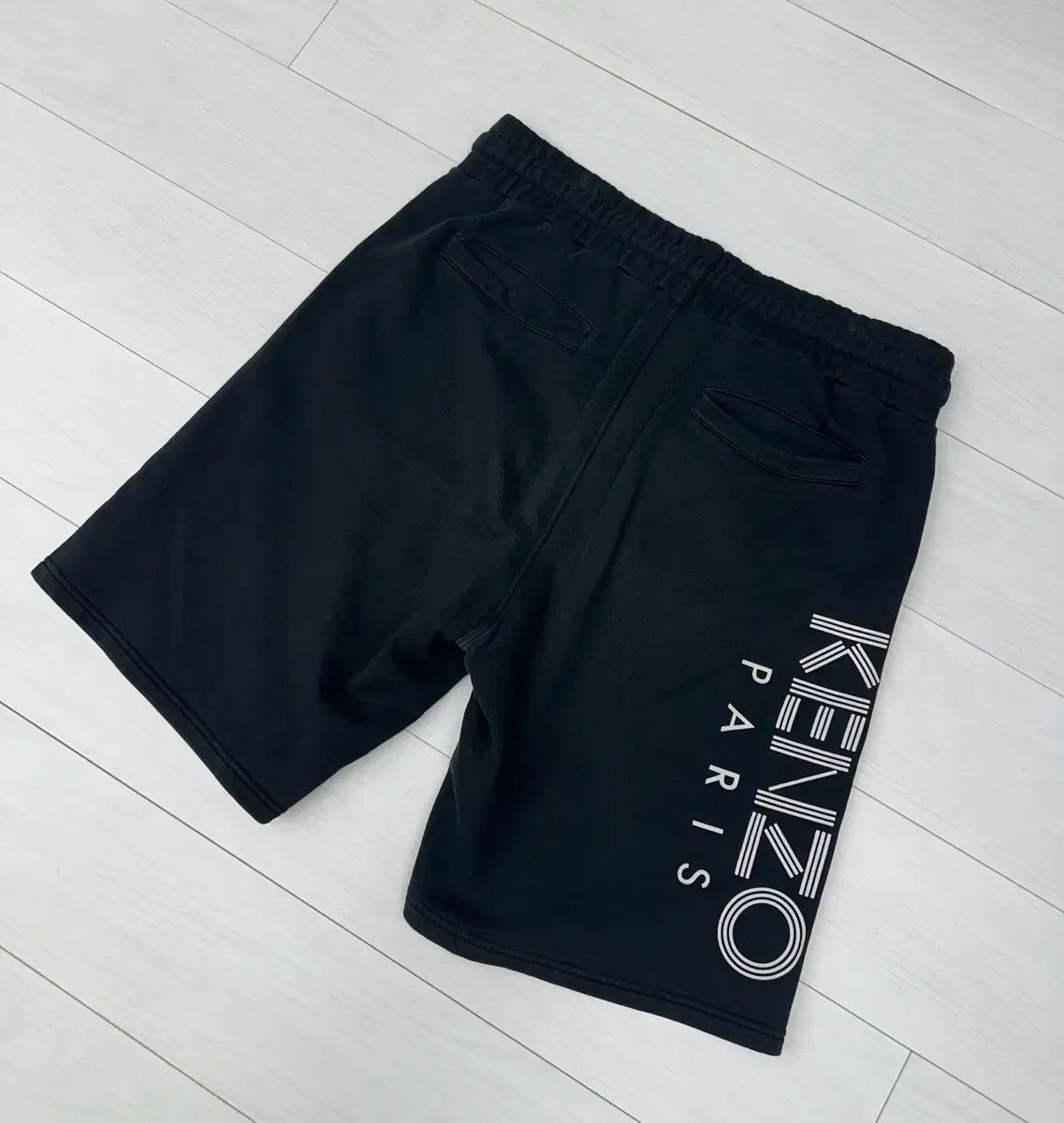 正規品)KENZO ケンゾー パリ ロゴ ハーフパンツ ブラック