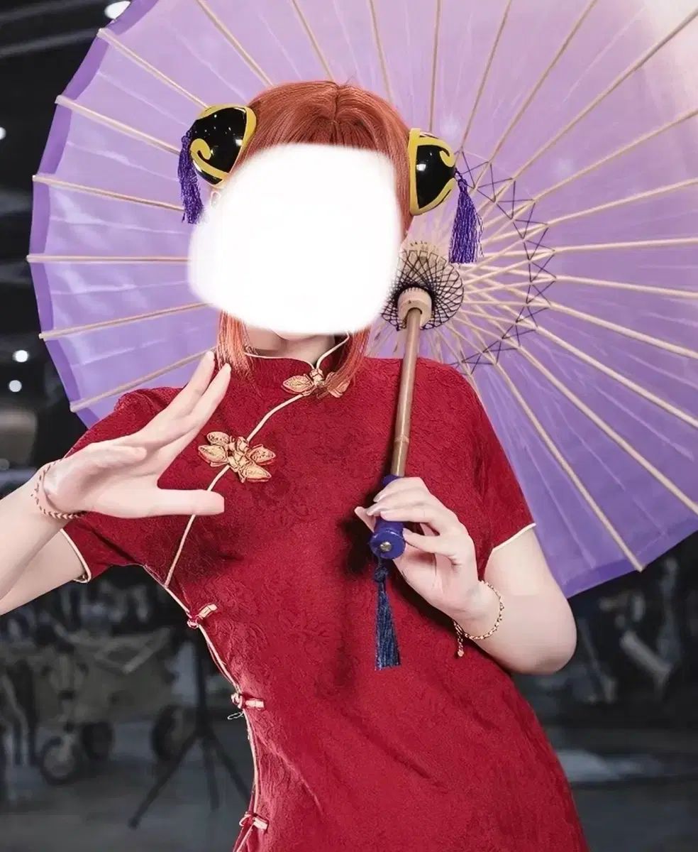 卒業写真 銀魂 神楽 コスプレ 出品 (ウィッグx)