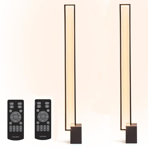 VENTOTA フロアライト LED スタンドライト 間接照明 LEDライト フロアスタンド ランプ 照明スタンド リモコン付き 調光 寝室 読書 おしゃれ 北欧 フロアランプ フロアスタンドライト かんせつ照明 ｜２個 Locca (ブラック｜２個)★m