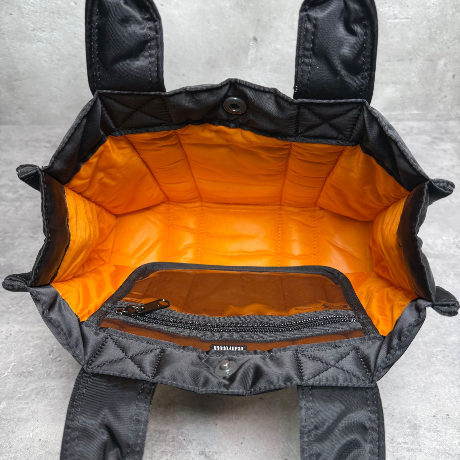 ✨HEAD PORTER ヘッドポーター ナイロン トートバッグ ブラック 美品