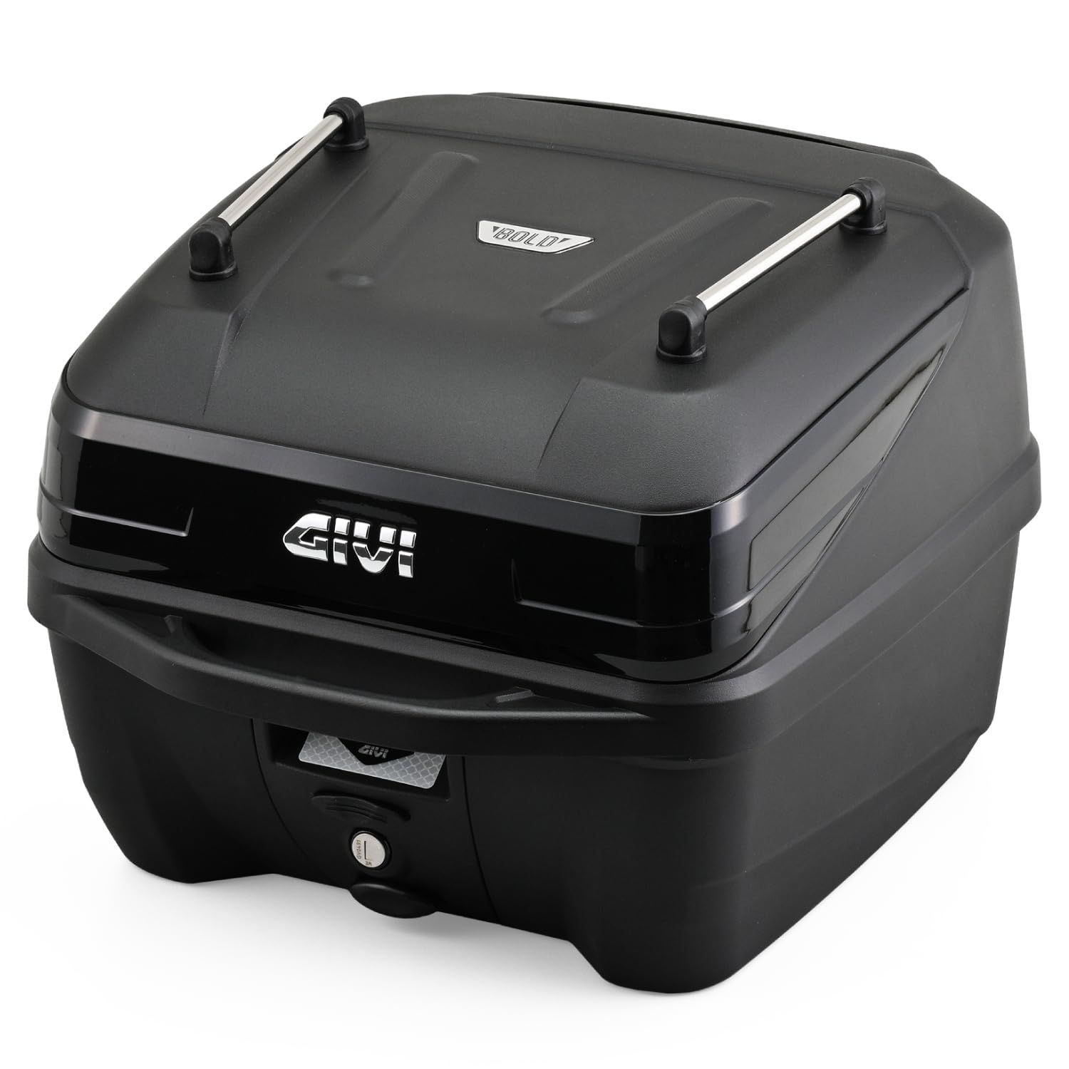GIVIジビ バイク リアボックス モノロック 32L オプション付きインナーボトムマット/バックレスト/ネット/レール B32NB-ADV ブラックパネル 27412（カラー: 【B32】ブラック/オプション付き）