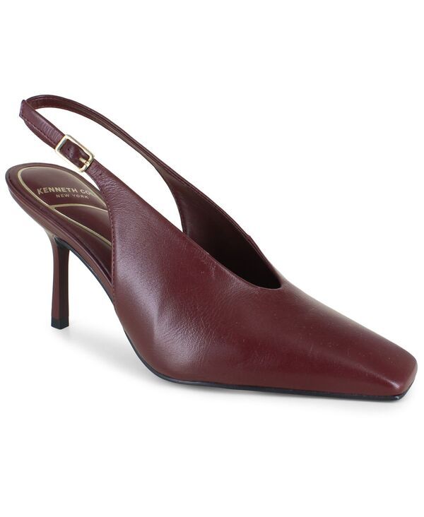 ケネスコール レディース シューズ パンプス Kenneth Cole New York Womens Aerial Slingback Pumps Burgundy バーガンディ