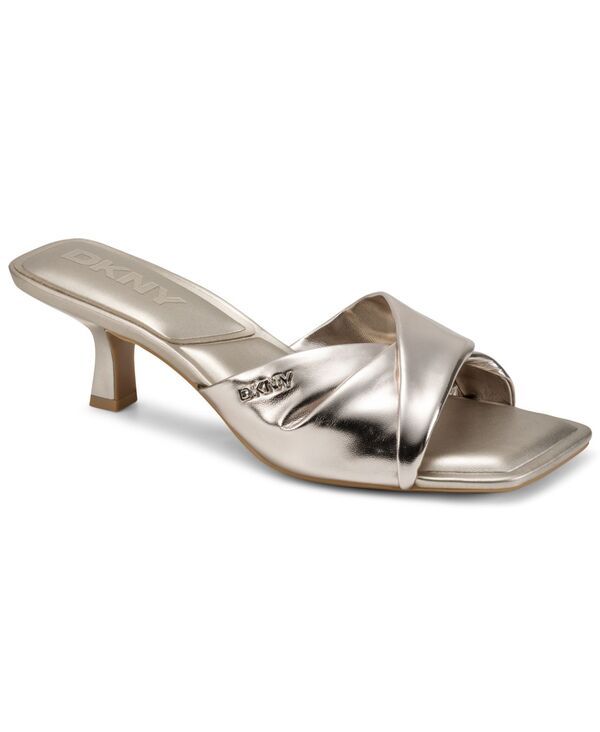 ダナ キャラン ニューヨーク レディース シューズ サンダル DKNY Womens Jolaine SlipOn Twist Sandals Champagne シャンパン