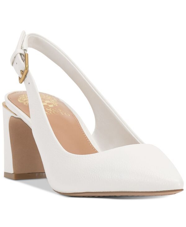 ヴィンスカムート レディース シューズ パンプス Vince Camuto Womens HamdenB Slingback Pumps Bianco White ホワイト