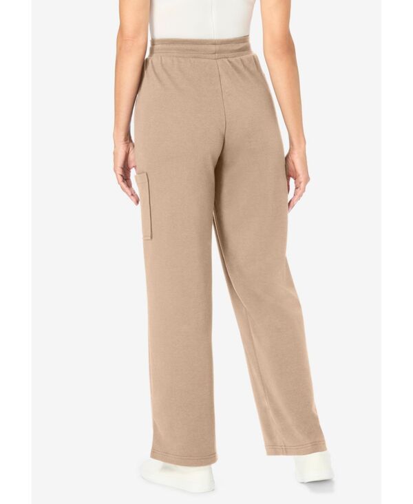 ウーマン ウィズイン レディース ボトムス カジュアルパンツ カーゴパンツ プラスサイズ ニット Woman Within Plus Size Knit Cargo Pant New khaki カー