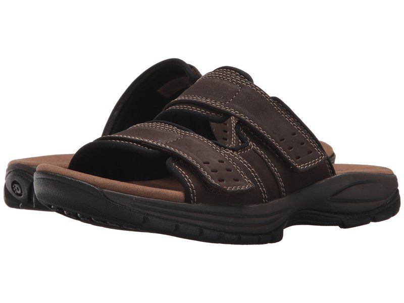 ダナム メンズ シューズ サンダル Dunham Newport Slide Dark Brown ブラウン