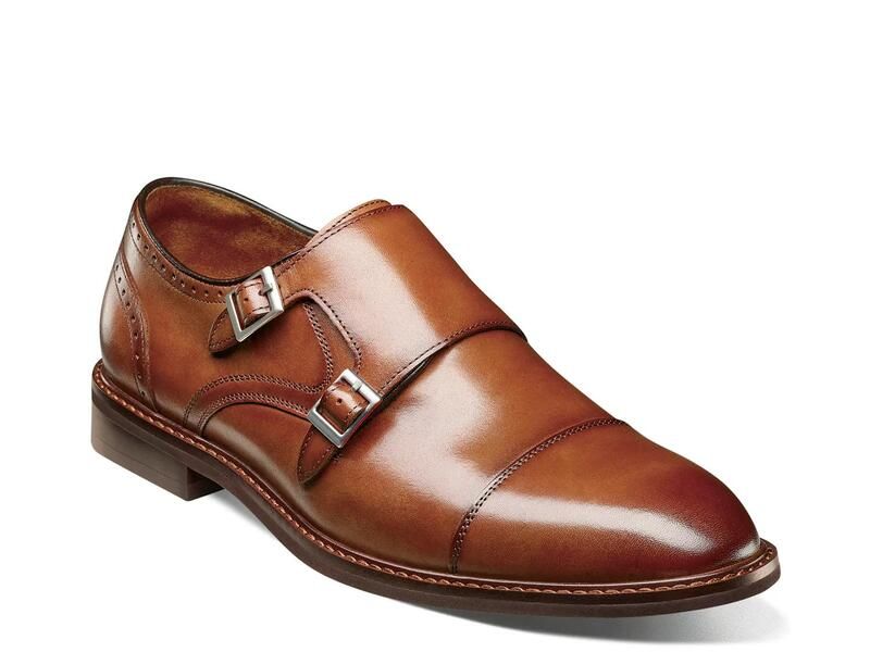 ステイシーアダムス メンズ シューズ スリッポン・ローファー モンクストラップ モンク Stacy AdamsBoswell Monk Strap SlipOn Brandy