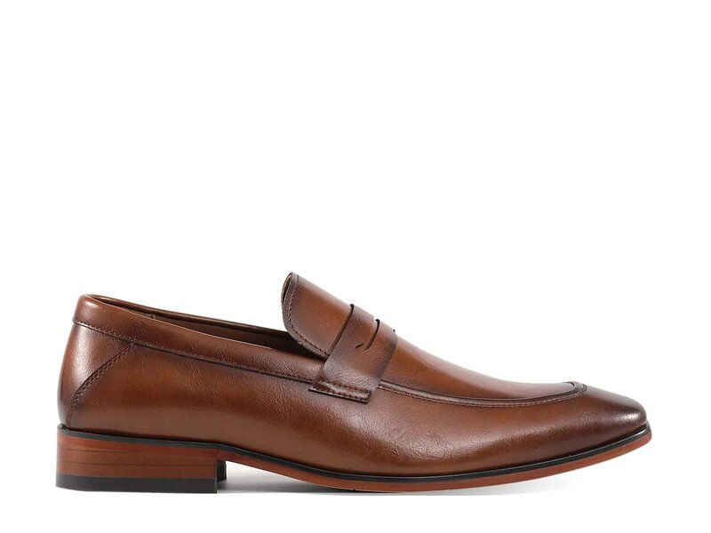 ゲス メンズ シューズ スリッポン・ローファー Guess Symon Penny Loafer Dark Natural Beige ベージュ