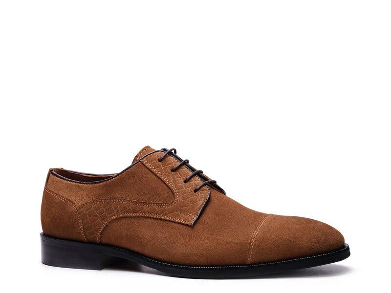 カルロスサンタナ メンズ シューズ オックスフォード Carlos by Carlos Santana Havens Oxford Brown Suede ブラウン