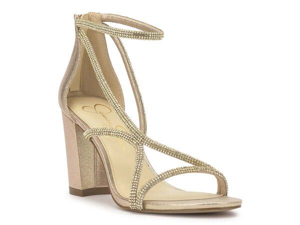 ジェシカシンプソン レディース シューズ サンダル Jessica Simpson Shiny Sandal Gold Metallic ゴールド