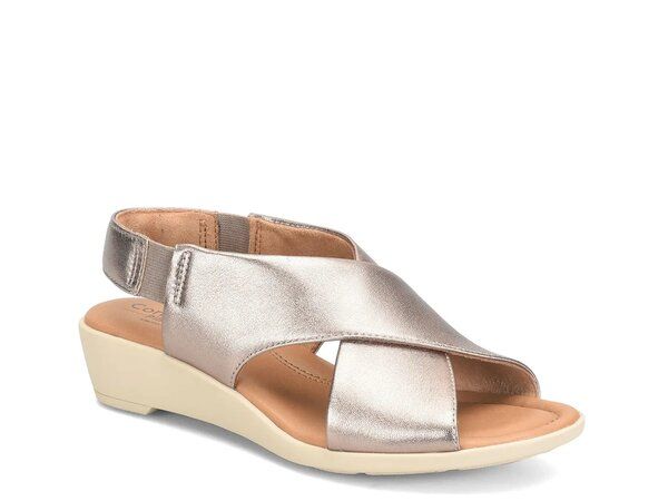 コンフォーティバ レディース シューズ サンダル Comfortiva Emilee Wedge Sandal Light Brown ブラウン