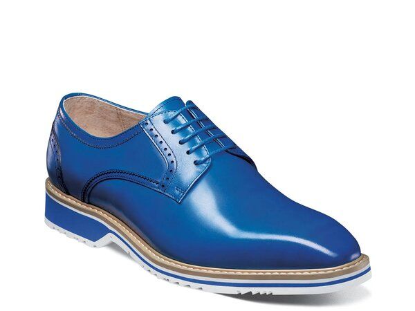 ステイシーアダムス メンズ シューズ オックスフォード Stacy Adams Barringer Oxford Blue ブルー