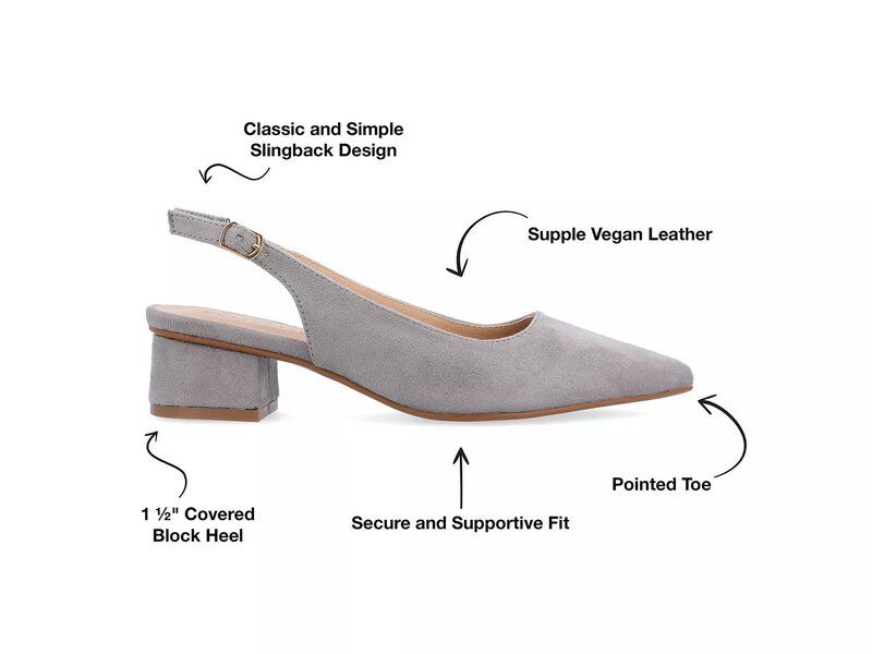 ジャーニー レディース シューズ パンプス Journee Sylvia Pump Grey グレー