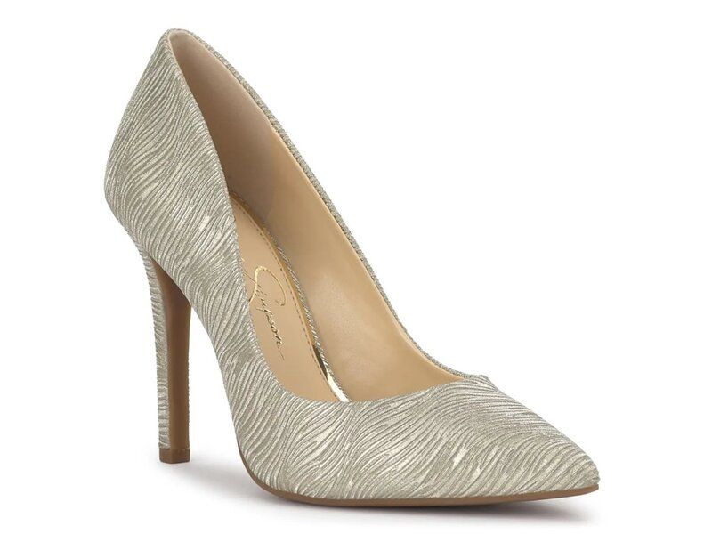 ジェシカシンプソン レディース シューズ パンプス Jessica Simpson Cassani Pump Gold Metallic Textile ゴールド