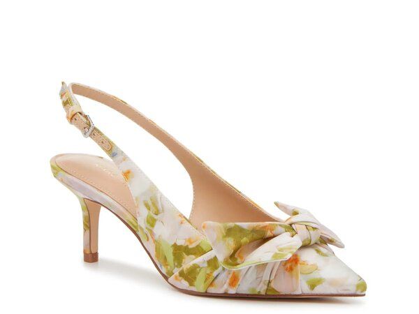マークフィッシャー レディース シューズ パンプス Marc Fisher Aeily Pump Light GreyGreenOrange Floral Print グレー