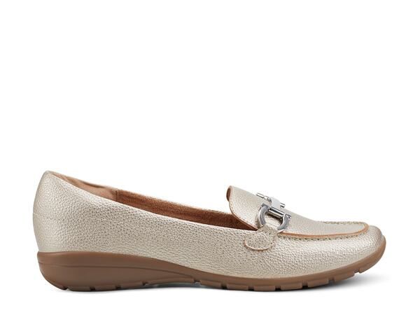 イージースピリット レディース シューズ スリッポン・ローファー Easy Spirit Andra Loafer Gold Metallic ゴールド