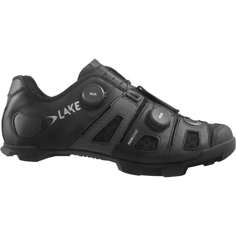 レイク メンズ シューズ スニーカー Lake MX242 Endurance Wide Cycling Shoe Mens BlackSilver ブラック