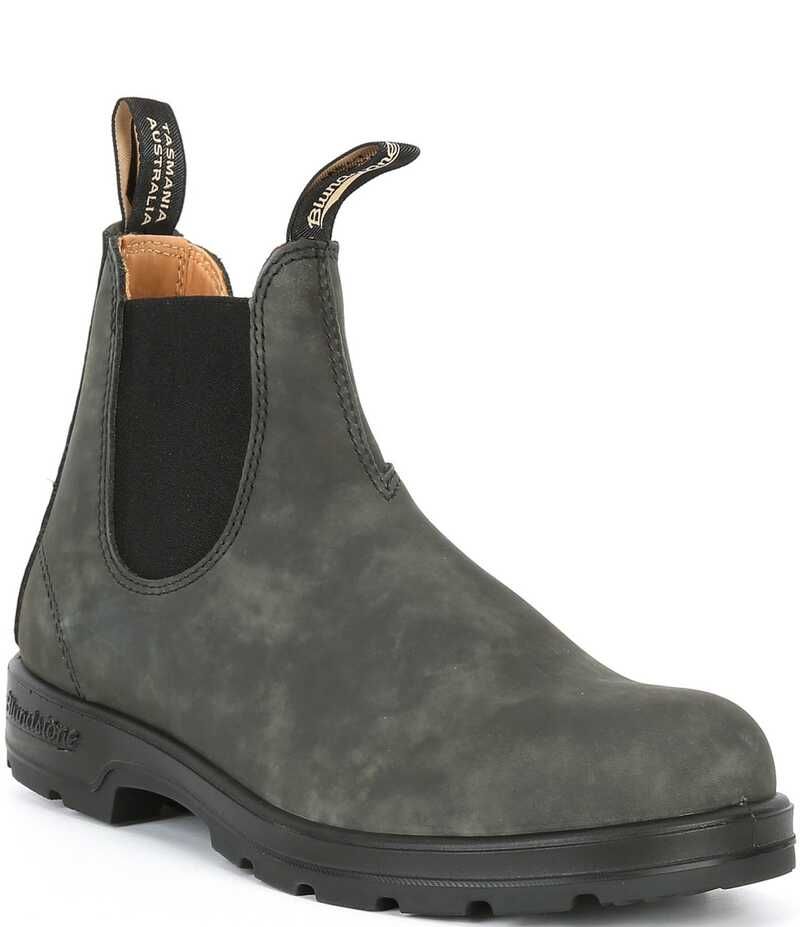 ブランドストーン メンズ シューズ ブーツ・レインブーツ チェルシーブーツ チェルシー ブーツ Blundstone Ant Brn 550 Chelsea Boots Rustic Black ブラ