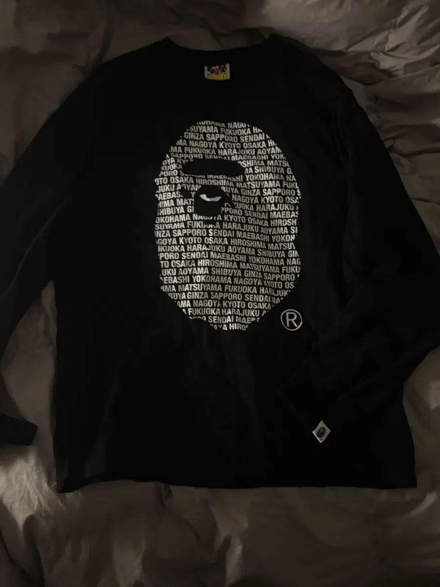 A BATHING APE アベイシングエイプ ロングスリーブ ブラック 17,310円