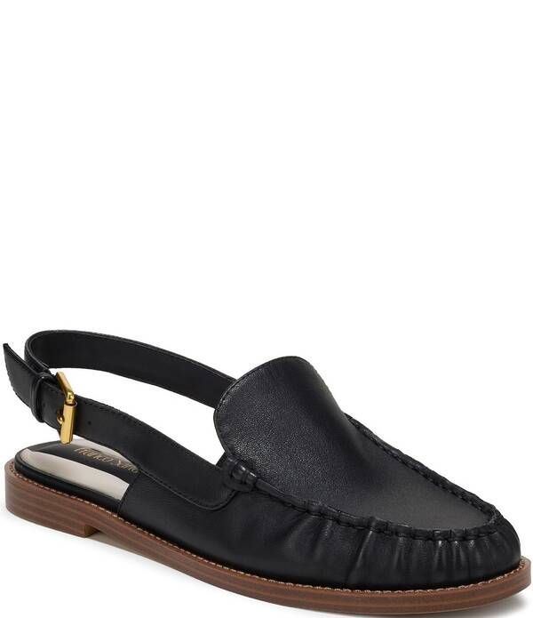フランコサルト レディース シューズ パンプス レザー ローファー Franco Sarto Sully Leather Slingback Loafers Black ブラック