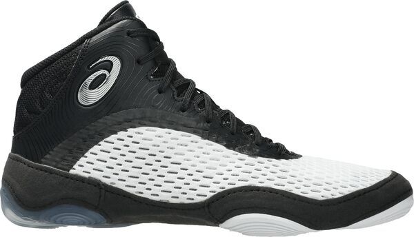 アシックス メンズ シューズ スニーカー ASICS Mensplit Elite Wrestling Shoes WhiteBlack ホワイト