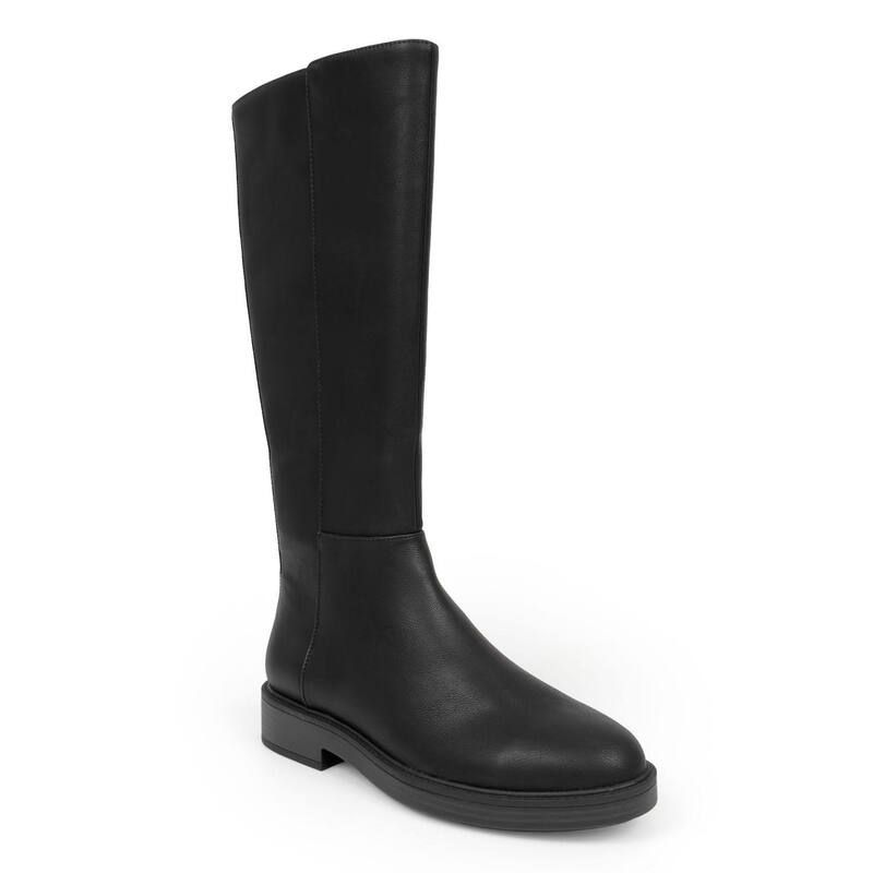 エアロソールズ レディース シューズ ブーツ・レインブーツ Aerosoles Prue Womens KneeHigh Boots in Regular Wide Calf Black Burnis