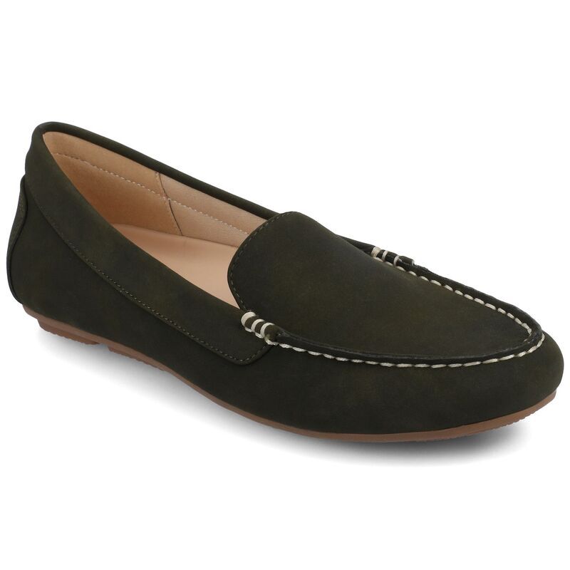 ジャーニー レディース シューズ スリッポン・ローファー Journee Oreta Medium and Wide Width Womens Flexible Round Toe Loafers O