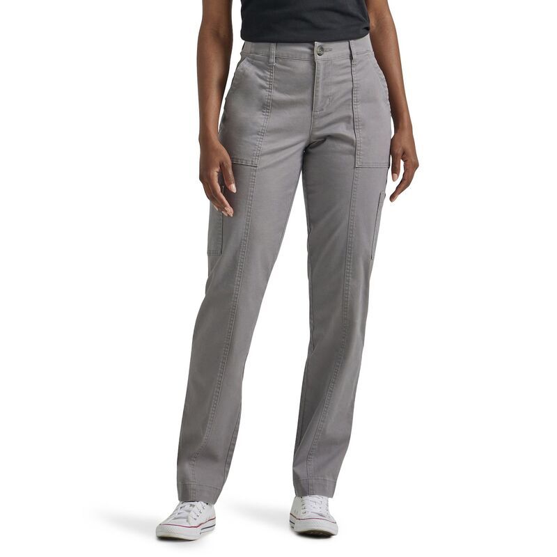 リー レディース ボトムス カジュアルパンツ Womens LeeR Ultra Lux Comfort with FlexToGo StraightLeg Utility Pants Lee Gre