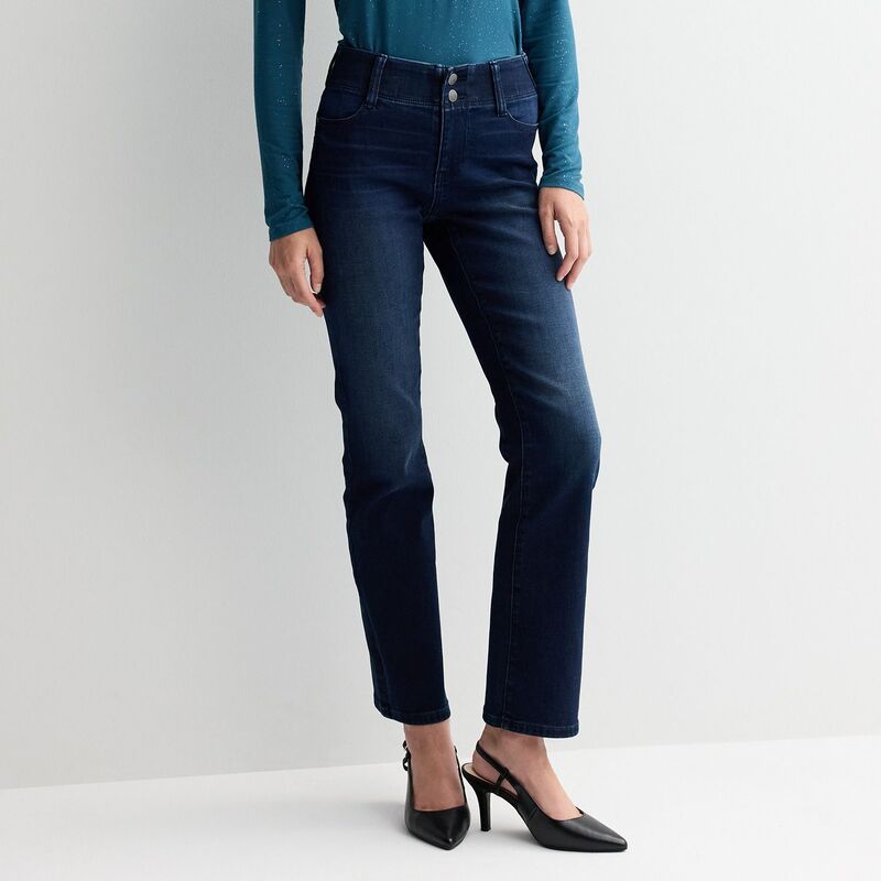 ナインウェスト レディース ボトムス デニムパンツ ブーツカット ブーツ ジーンズ Womens Nine West Bootcut Jeans Dark Rinse Blast